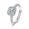 Adjustable diamond ring