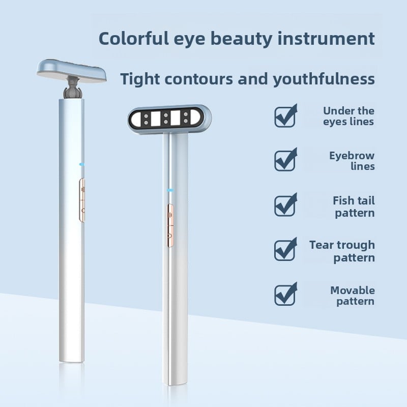 The new electric eye instrument eye massager EMS micro-current massager hot compress vibration colorful light eye instrument