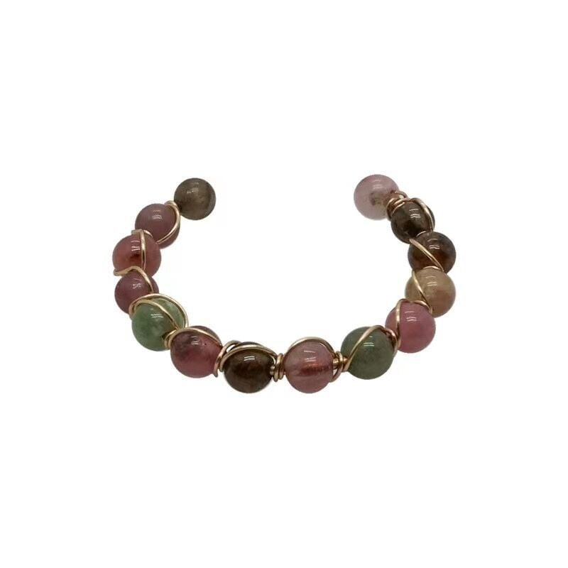 Beaded open ring
